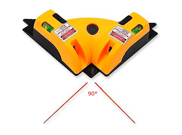 Nivelador Laser Escuadra Nivel En 90° Angulo Recto