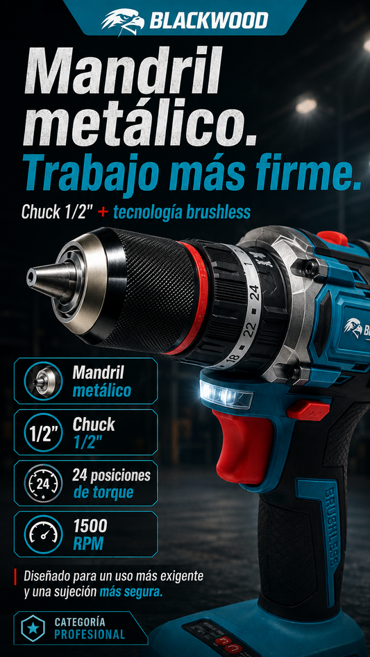 Taladro percutor - BLACKWOOD