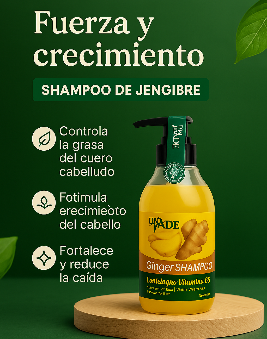 Shampoo de Jengibre